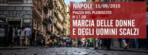 marcia delle donne e degli uomini scalzi napoli