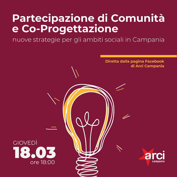 Partecipazione di Comunità e Co-Progettazione, diretta online