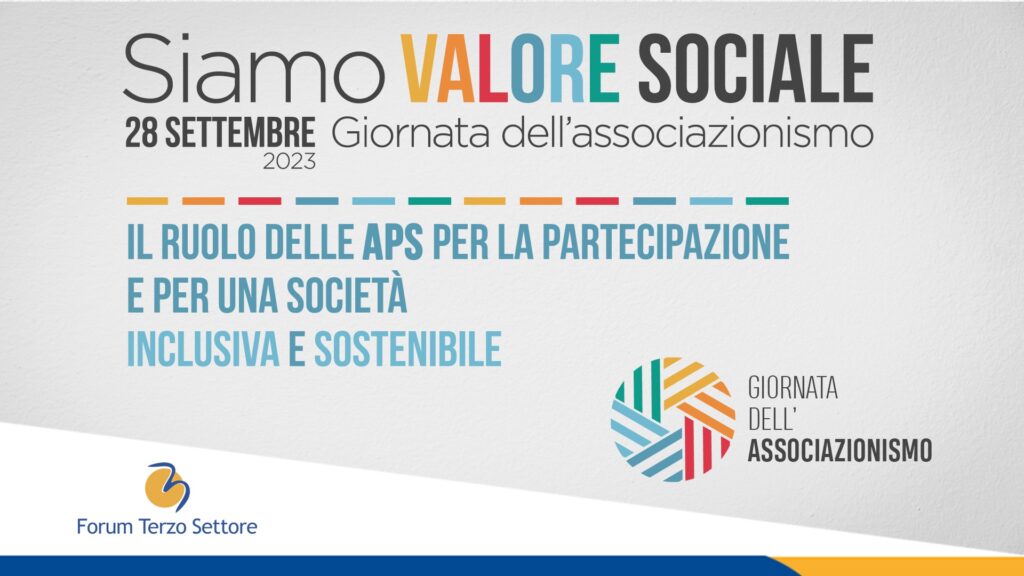 Siamo valore sociale: Giornata dell'Associazionismo 2023